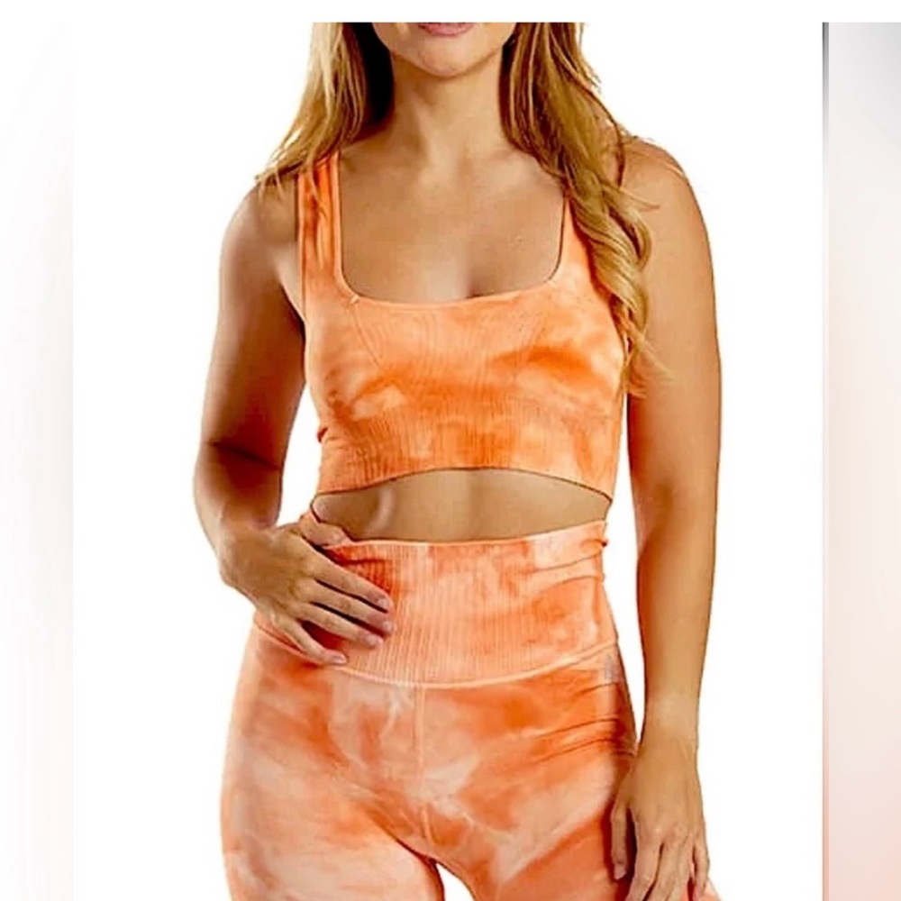 FREE PEOPLE GOOD KARMA TOP IN CORAL CLAY SIZE M/L. BNWT!! Brand new! #31